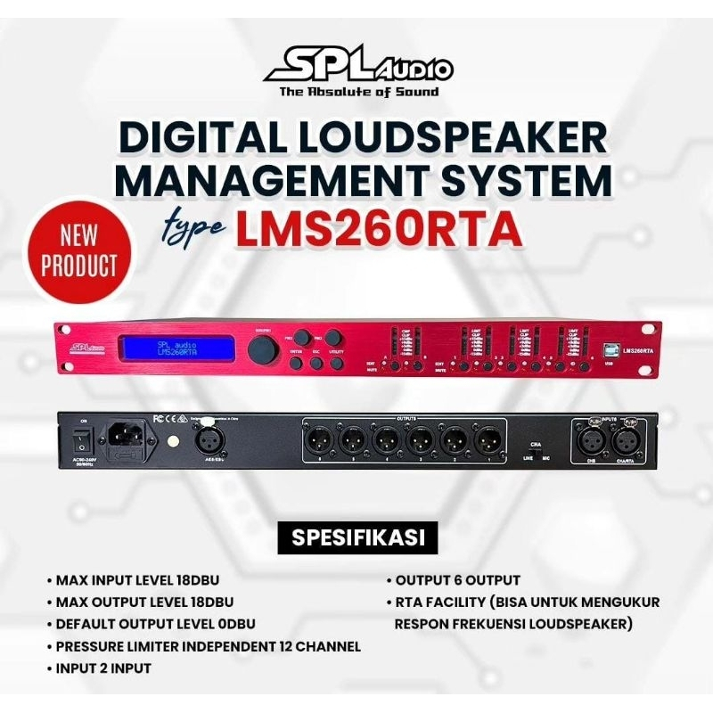 MANAGEMENT SPL AUDIO LMS260N RTA