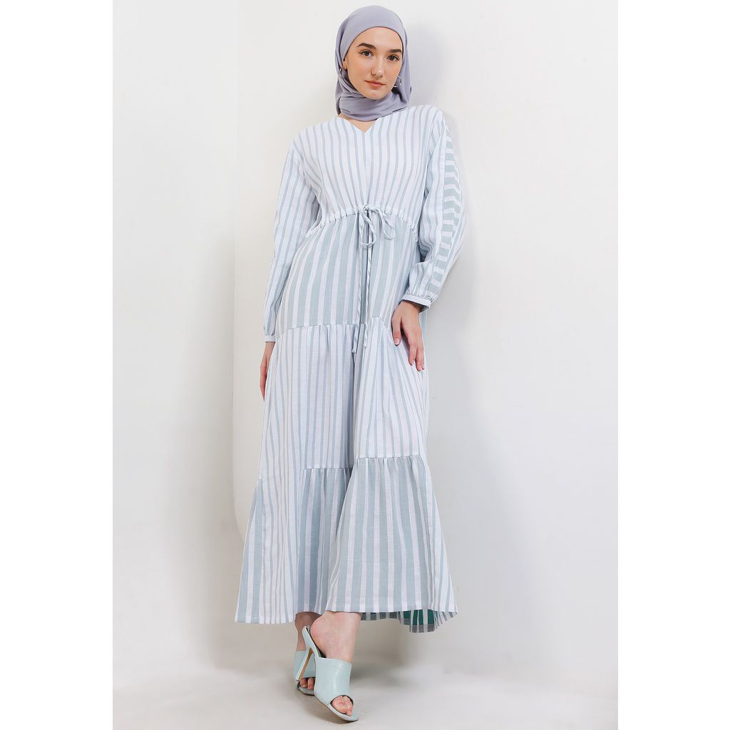 Gamis MFMW Salur Katun Linen