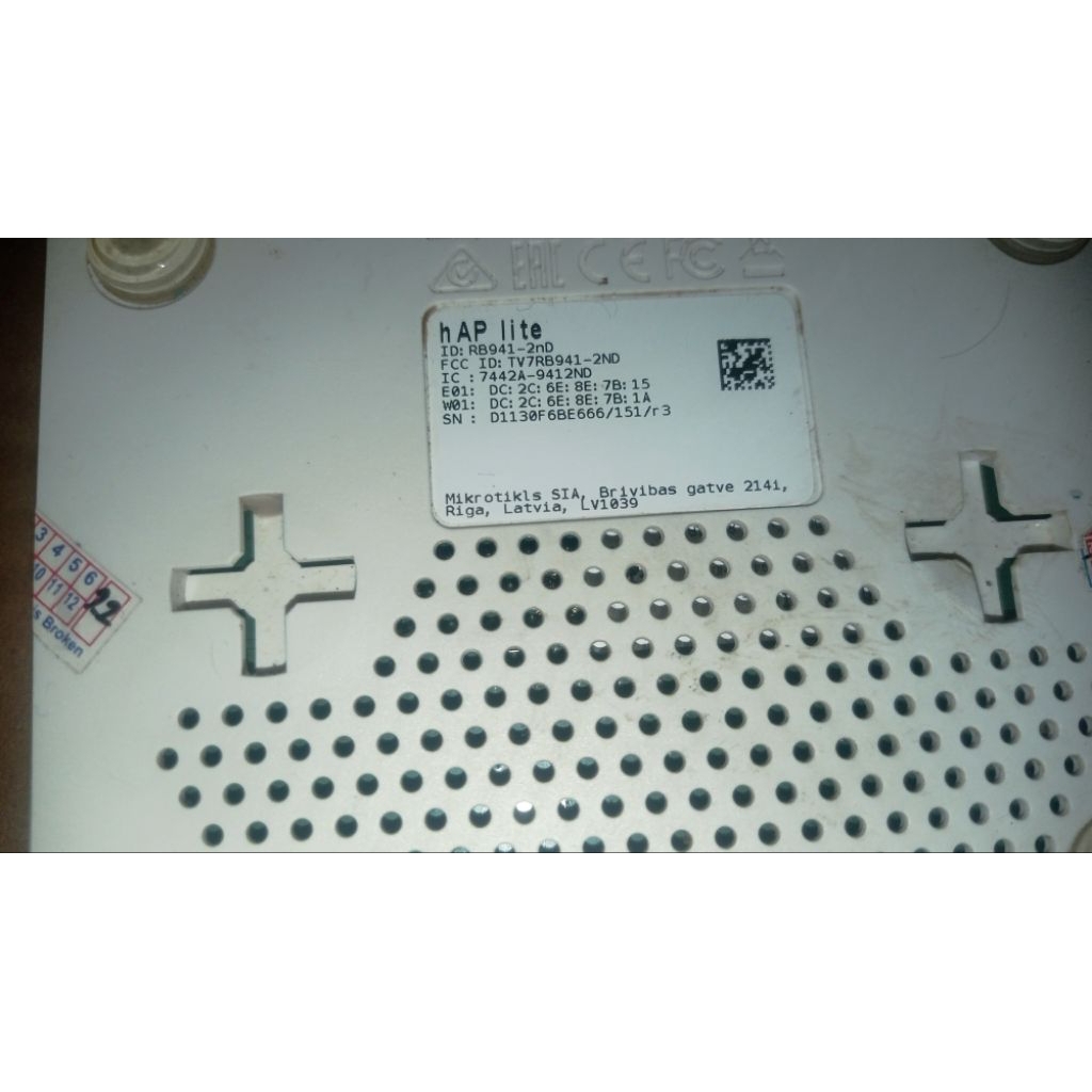 mikrotik RB 941-2nd bekas