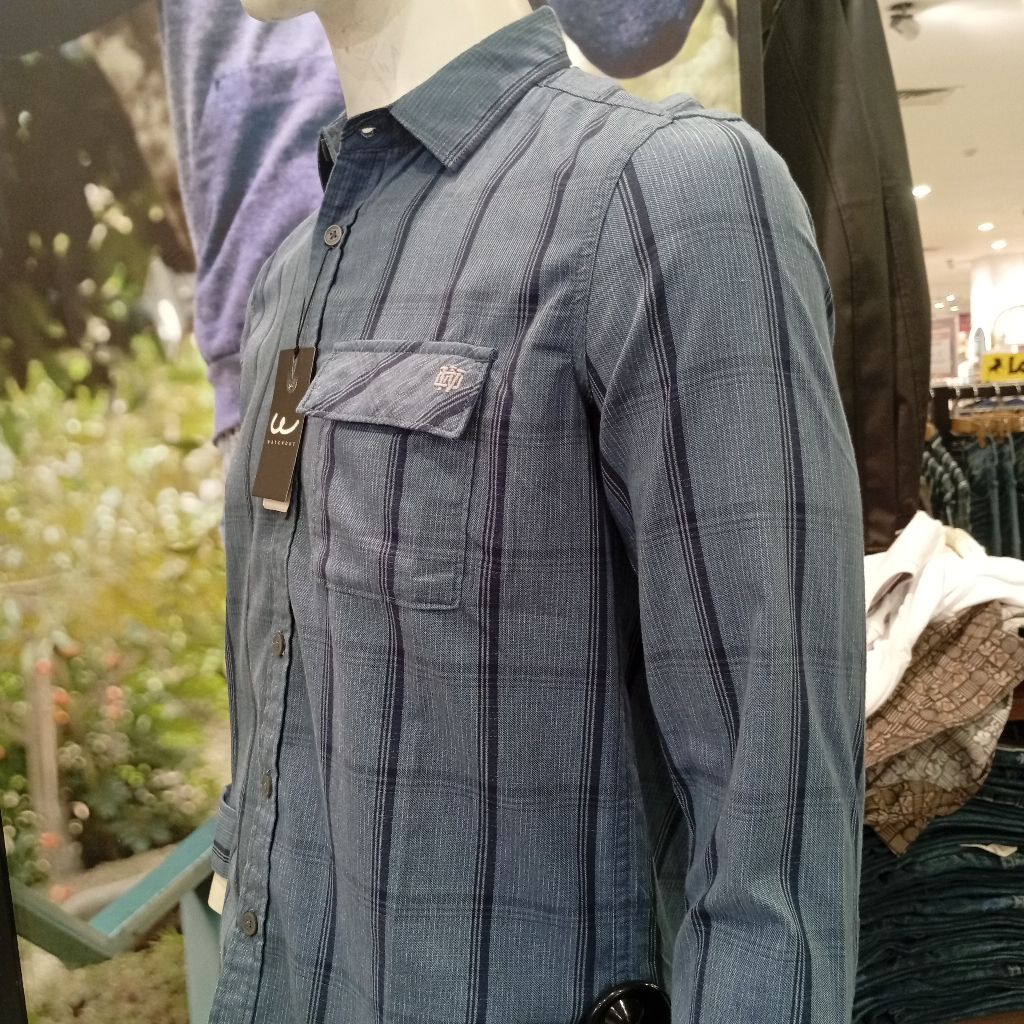 WATCHOUT KEMEJA PRIA LENGAN PENDEK SLIMFIT WATCHOUT JEANS
