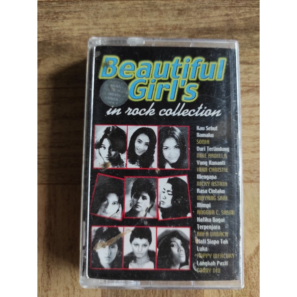 kaset pita beautiful girls "in rock collection"