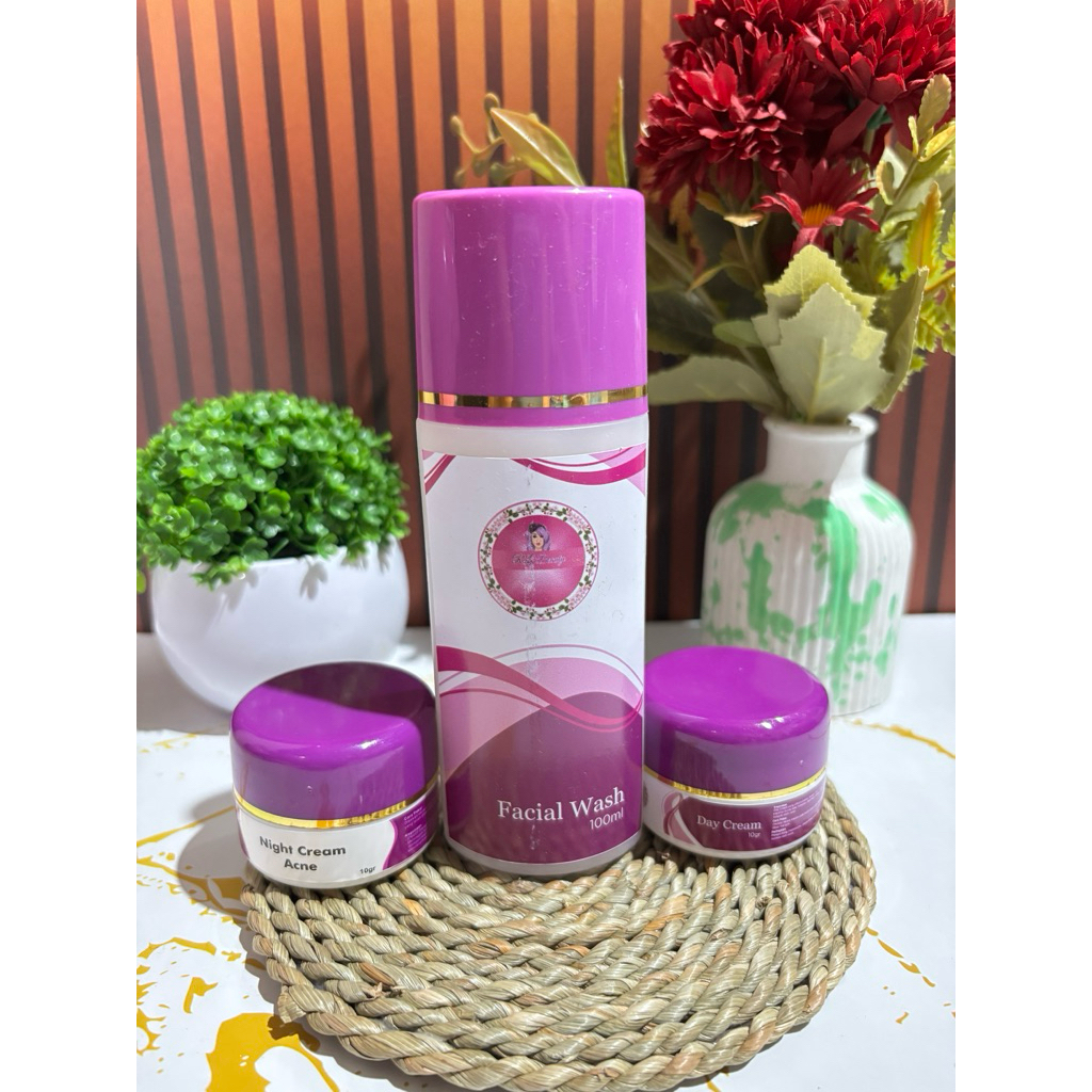 RL BEAUTY PAKET ACNE/WHITENING/SUNBLOK GLOWING