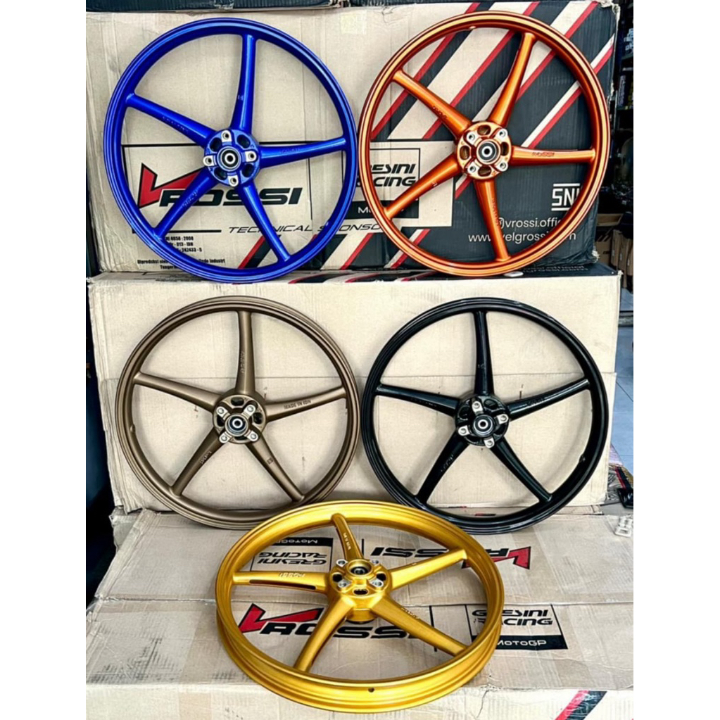 VELG HONDA YAMAHA SUZUKI KAWASAKI VROSSI MODEL RCB DEPAN 140 RING 17