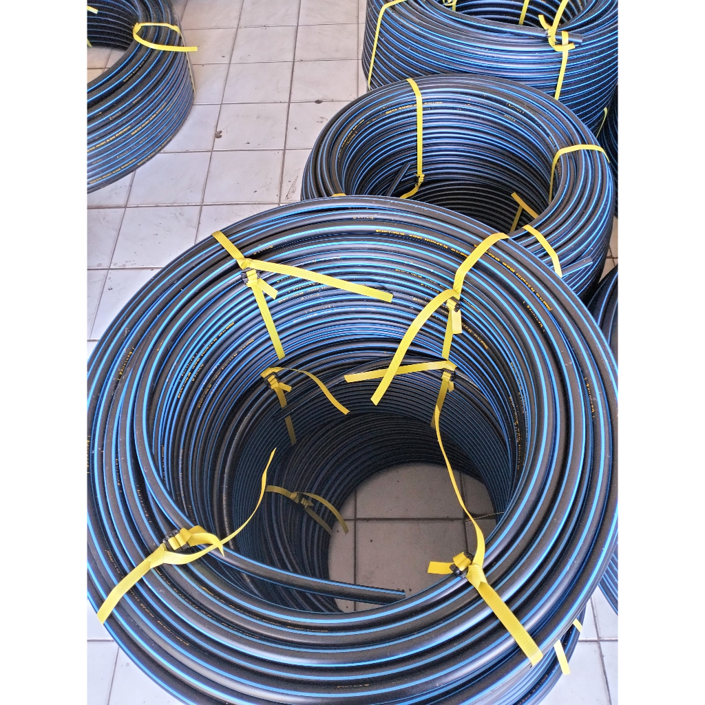 Pipa Hdpe (1/2 Inch) Selang Air 100 Meter / Pe100 / Pn 10 / Sdr 17/ Premium Pipa Hitam Fleksibel Co
