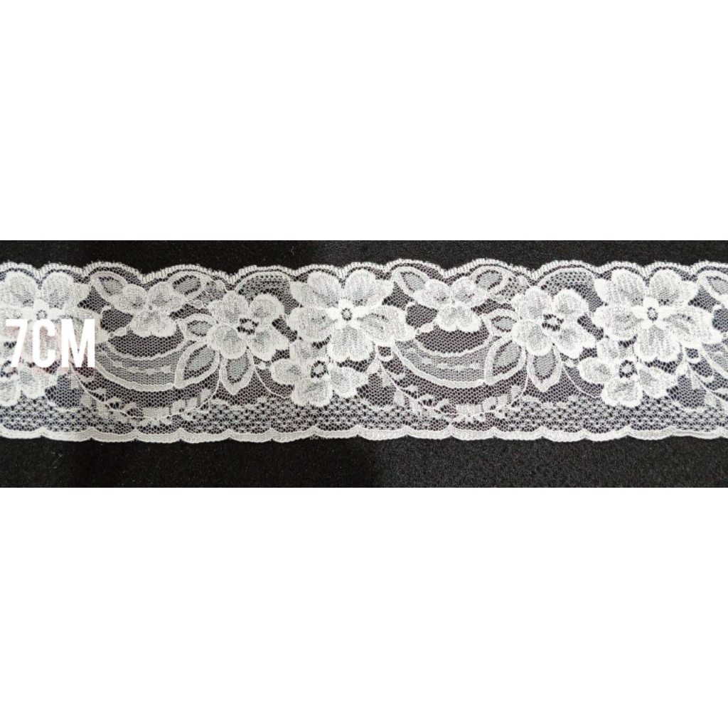Renda air 7 cm | renda tile meteran| renda tipis
