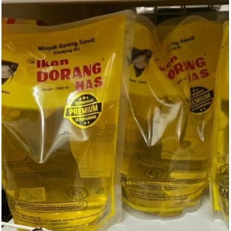 Minyak Goreng Sawit Ikan Dorang Mas Premium 1900 ml – Jernih, Bersih, dan Hemat untuk Kebutuhan Dapu