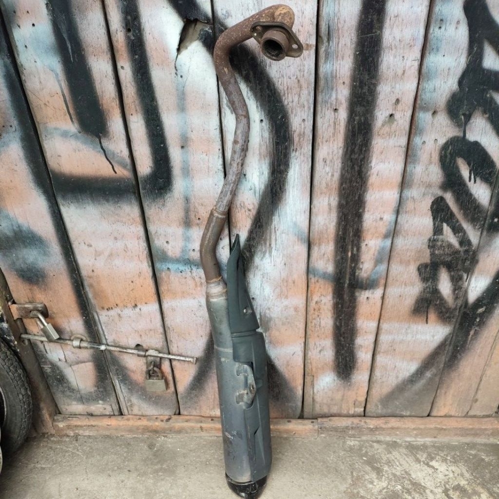 knalpot kenalpot standar Yamaha MX king original copotan