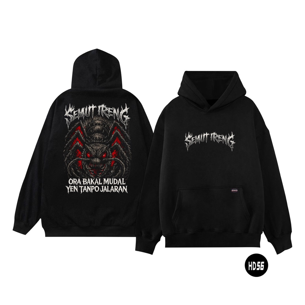 Jagomuda Terate Jaket Hoodie PSHT  Semut Ireng Ora Bakal Mudal Yen Tanpo Jalaran Desain Terbaru Orig