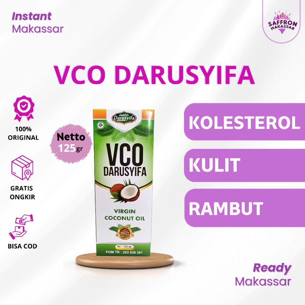 VCO DARUSYIFA VIRGIN COCONUT OIL 125ML