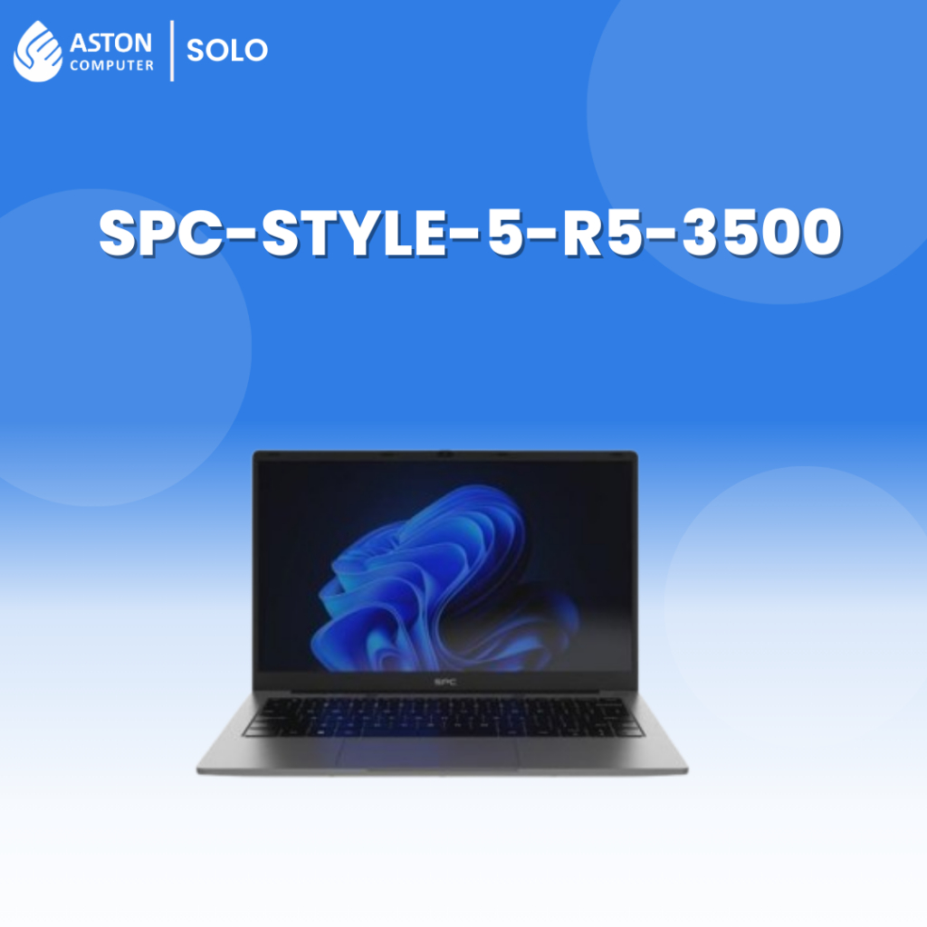 SPC Style 5 - Laptop AMD RYZEN 5 3500U Quad-Core 8GB 256GB SSD 14" FHD IPS