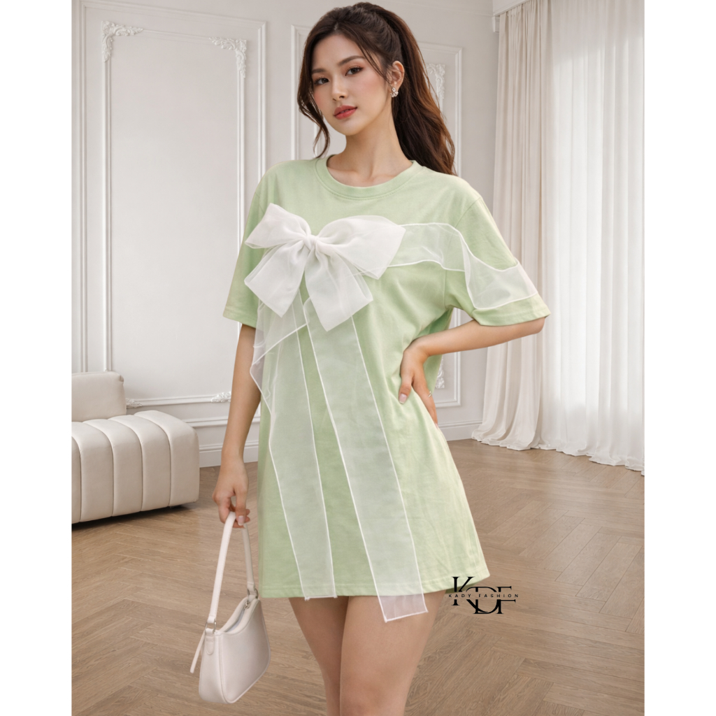 KDF -  Vio Oversize Top  | Baju Oversize Import Bangkok BKK | Kaos Oversize Wanita T-shirt | Kaos Wa