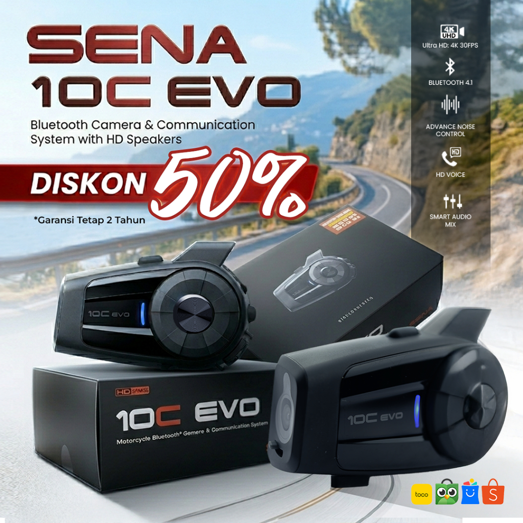 Sena Intercom Action Camera 10C Evo HD Speakers