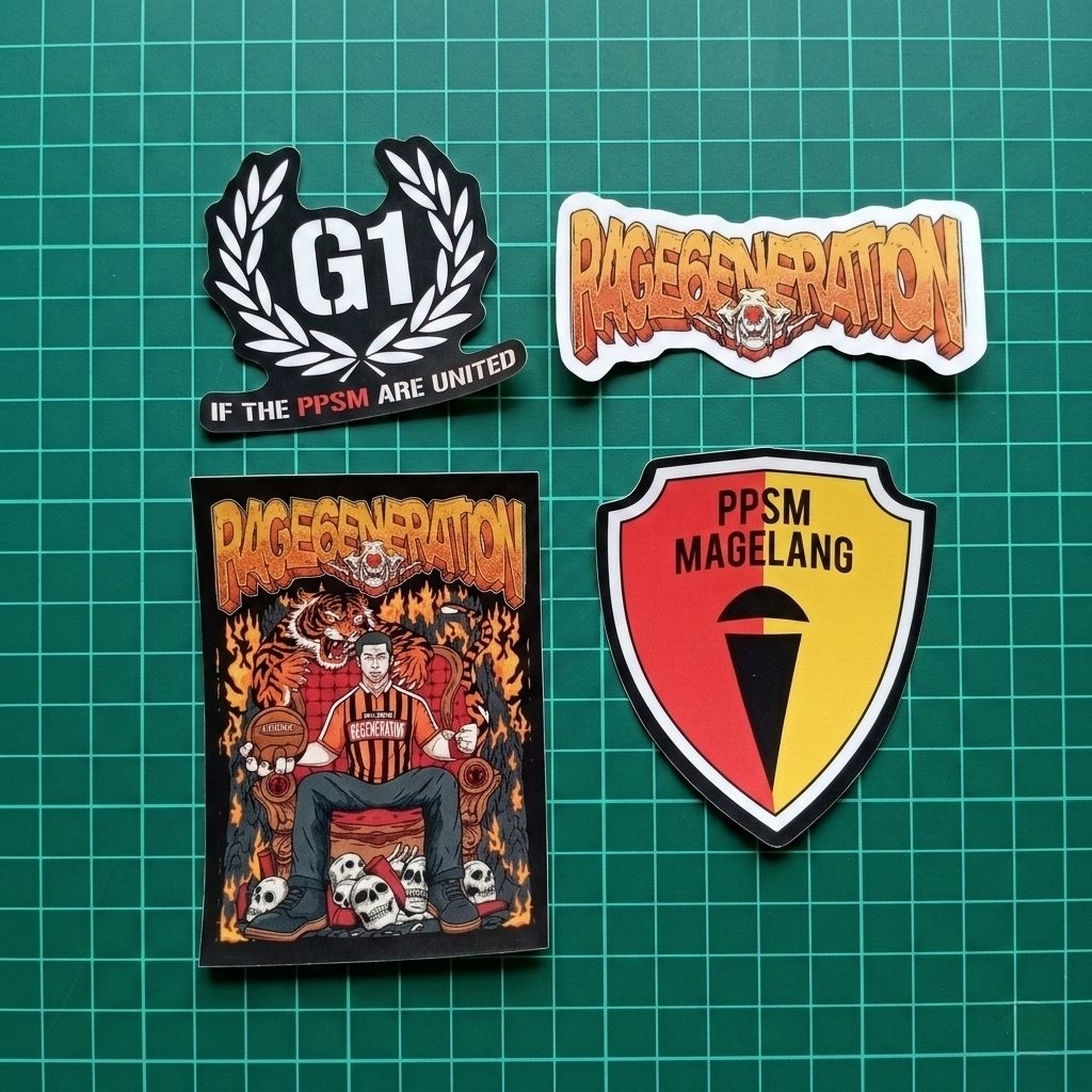 STICKER PACK TIMUR GATE ONE G1 PPSM MAGELANG