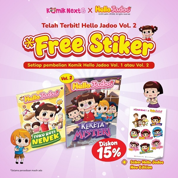Buku Hello Jadoo - Kereta Misteri - Special Offer - Komik Anak - Muffin Graphics