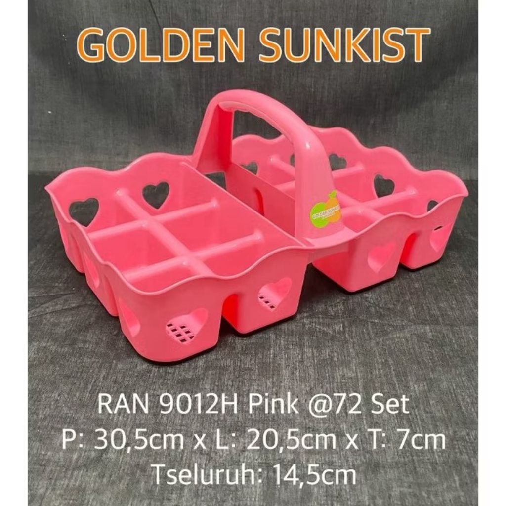Rak Aqua isi 12pcs RA9012 Pink Golden Sunkist