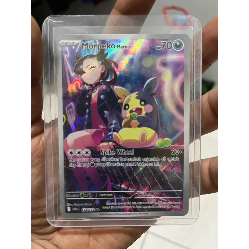 kartu pokemon morpeko marnie AR