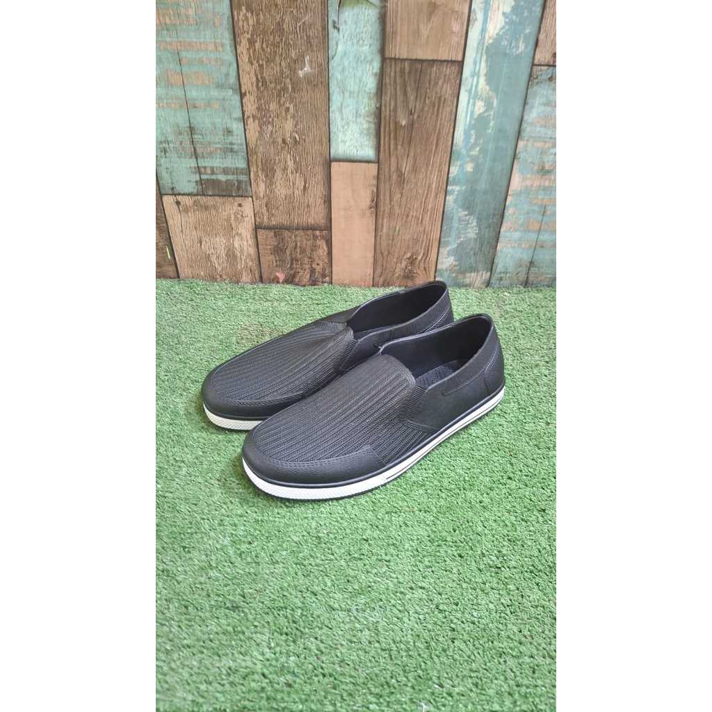 Sepatu Pantopel karet cowok SANKYO SAF 1163 Hitam/sepatu jelly import pria/ sandal sepatu cowok