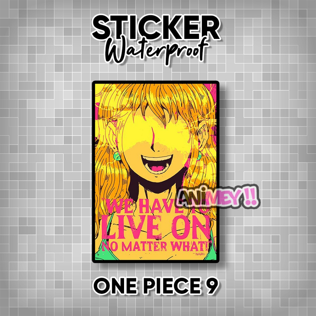 Stiker One Piece Art / Sticker One piece Art Waterproof