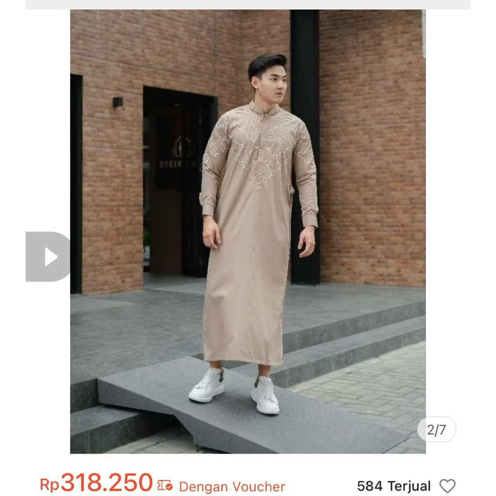 Preloved NUC.ID Koko Gamis Pria size M