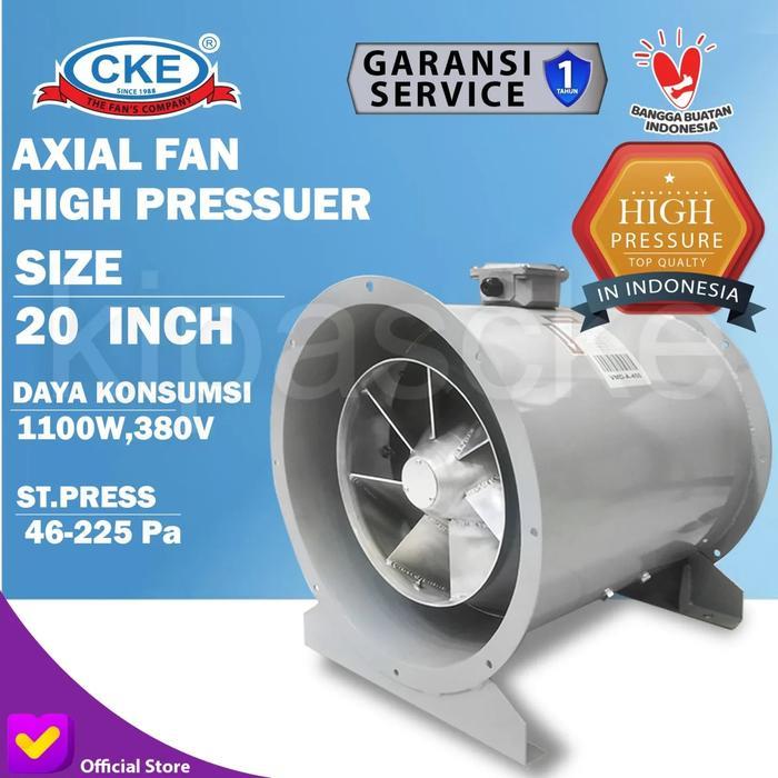Axial Fan Direct High Pressure / Axial Fan Bifurcated Mix Blower 20 Inch 380V
