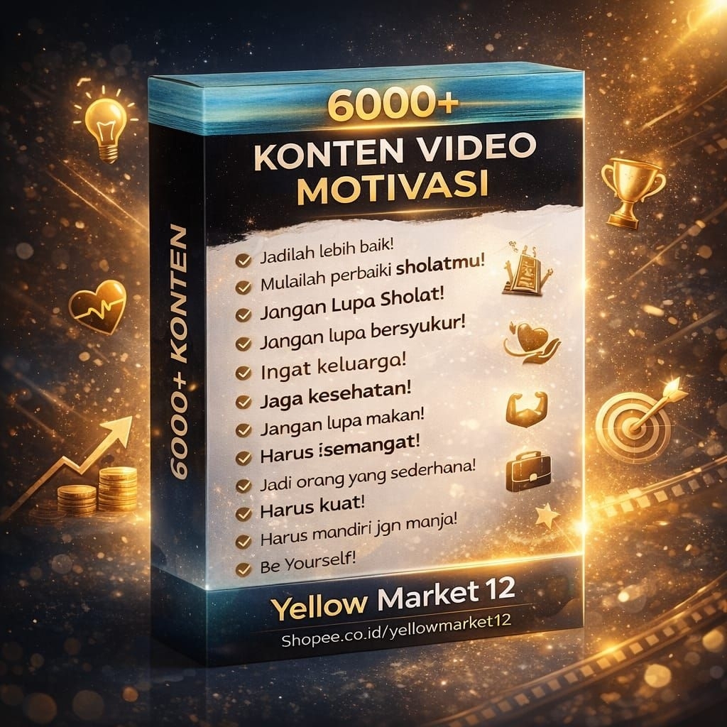 6000+ Video Konten VIDEO MOTIVASI - Yellow Market 12