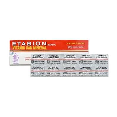 Etabion Multivitamin Penambah Darah 100 Tablet - Suplemen Anemia & Ibu Hamil