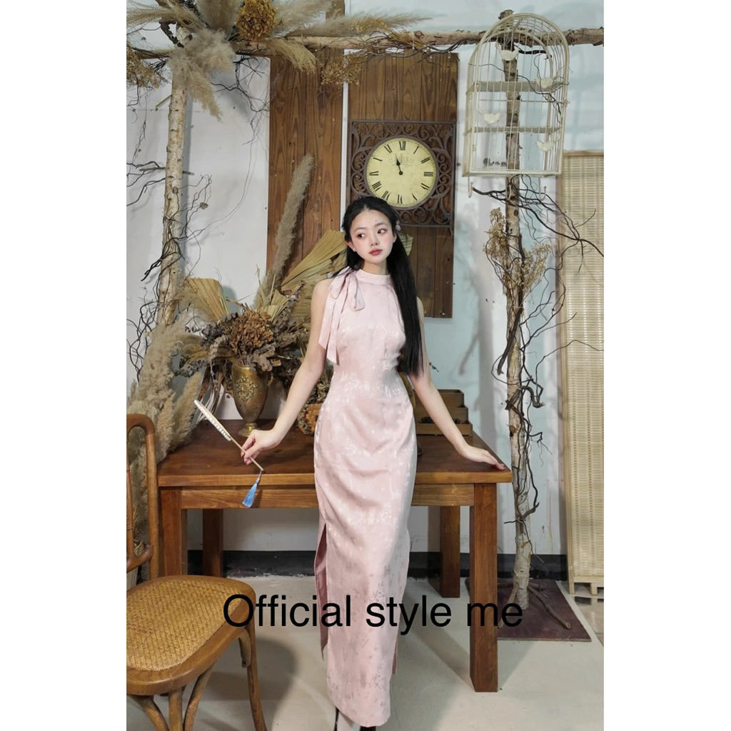 Cheongsam Dress long Wanita - Qi Pao Dress China Style #D=26-0056