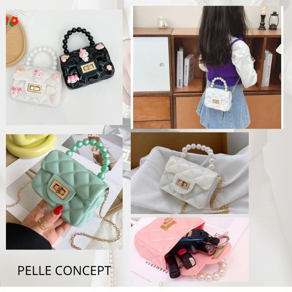 PELLE - TAS JELLY MINI KOREA / TAS SELEMPANG MINI / TAS JELLY / TAS FASHION KOREA / HANDBAG / JELLY 
