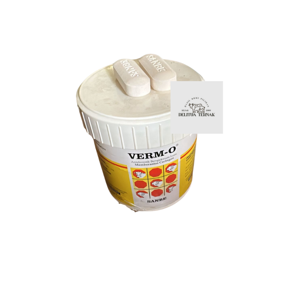 Verm-O Obat Cacing Sapi, Kambing dan Babi 1 Bolus / Obat Cacing