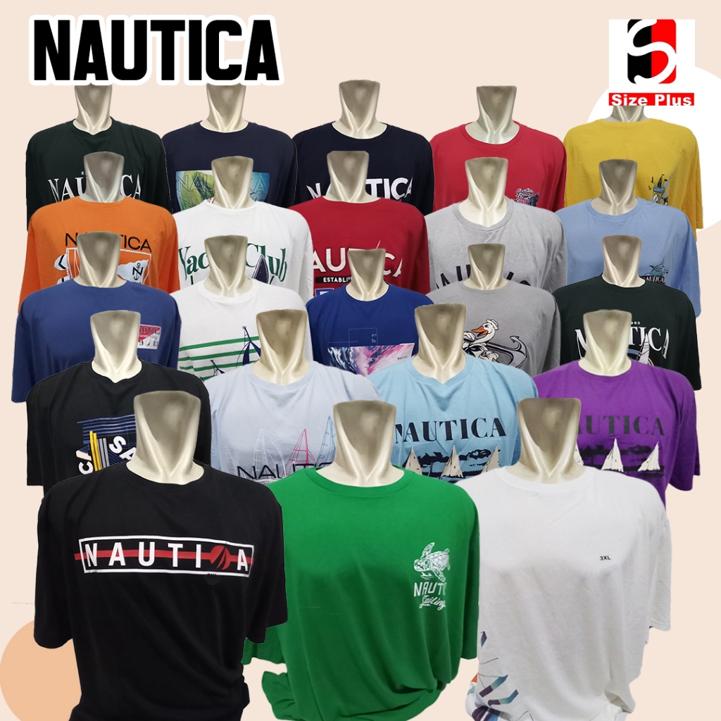 Baju Kaos Nautica Original big size / Baju Pria Jumbo Nautica