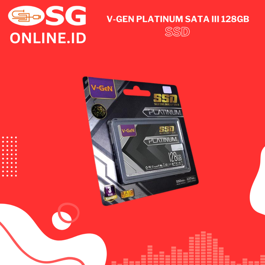 SSD V-GeN Platinum  SATA III 128GB 256GB 512GB