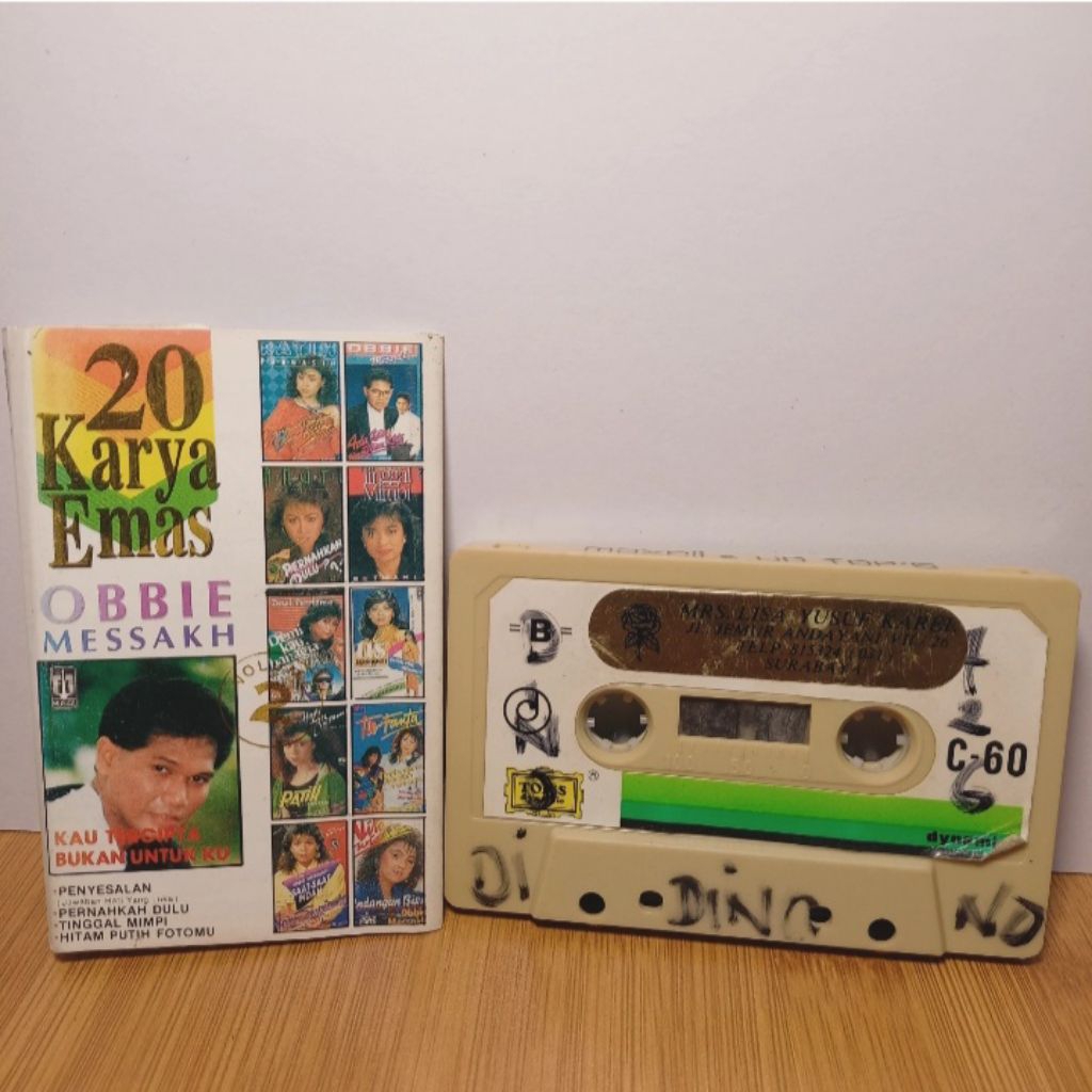 Kaset Obbie Messakh - 20 Karya Emas Obbie Messakh