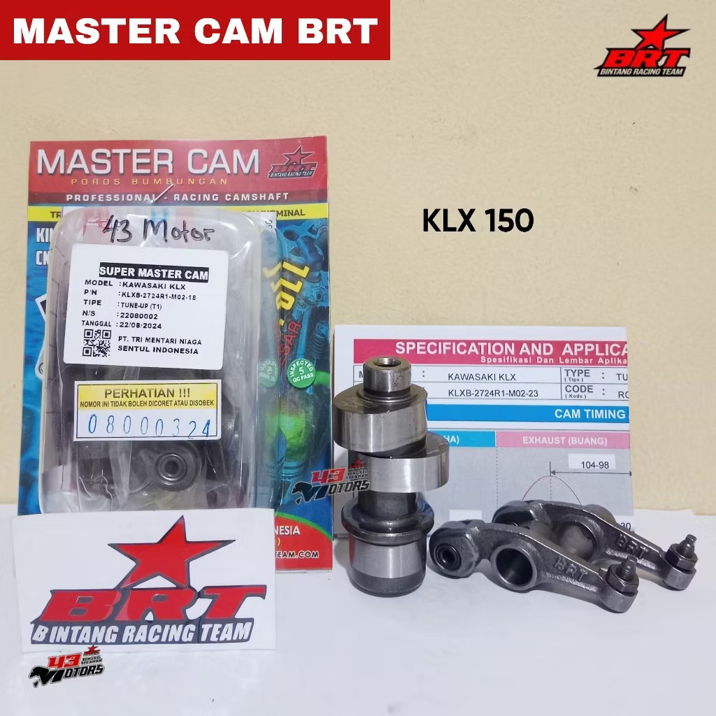 MASTER CAM NOKEN AS BRT KLX 150 | NOKEN AS BRT