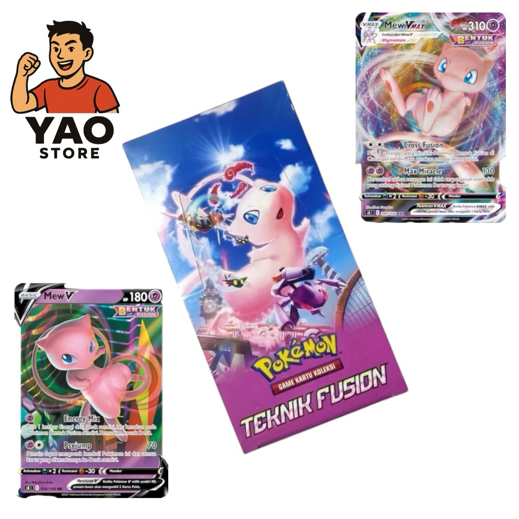 Ready Instant Pokemon TCG Pedang & Perisai Teknik Fusion Booster Box S8
