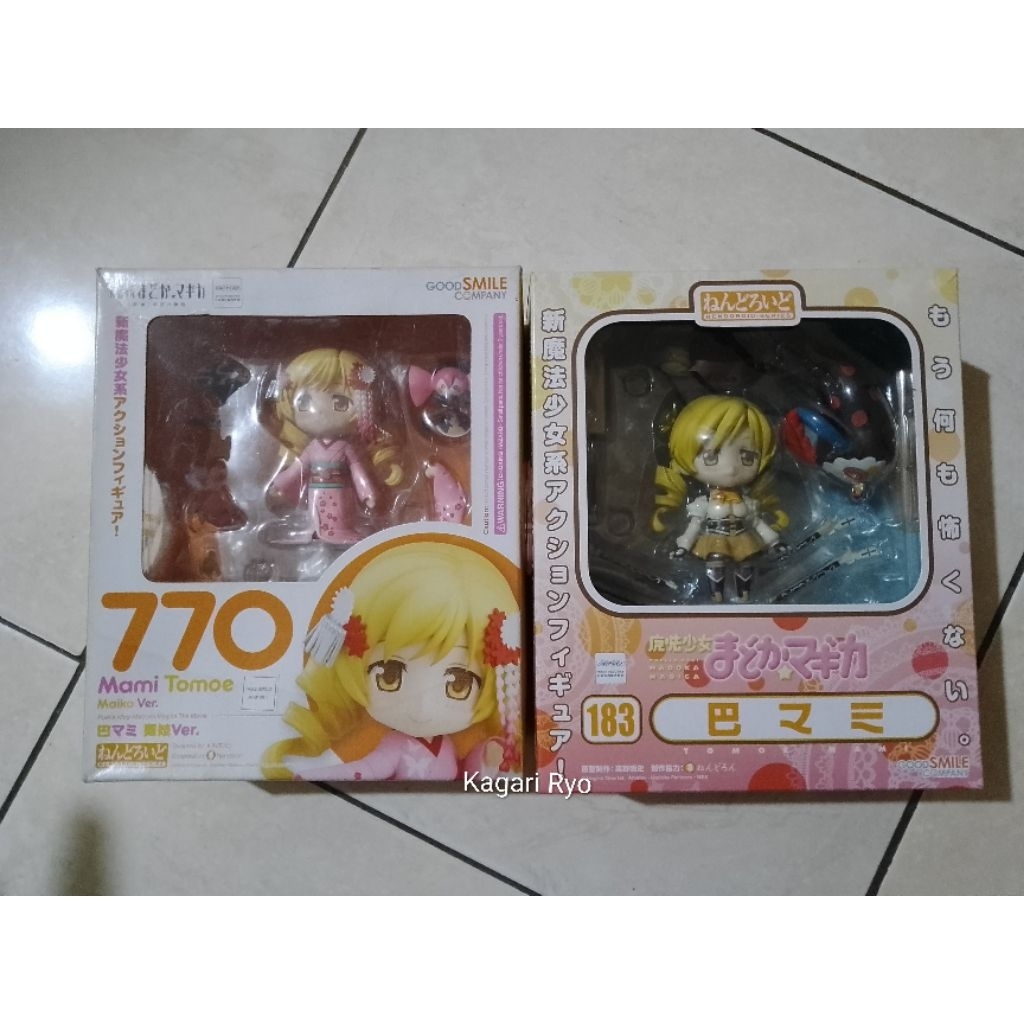 [CEK DESKRIPSI] ORI Figure Nendoroid Tomoe Mami Puella Magi Madoka Magica Homura Mami Sayaka Kyoko
