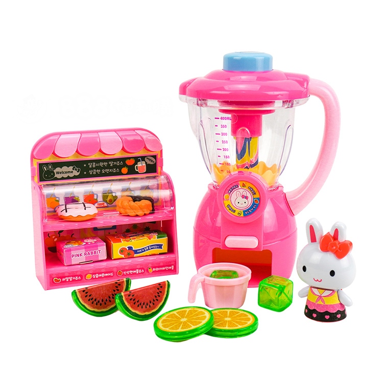 *COD* MAINAN ANAK PEREMPUAN KITCHEN SET PINK RABBIT JUICER /BLENDER YY37009