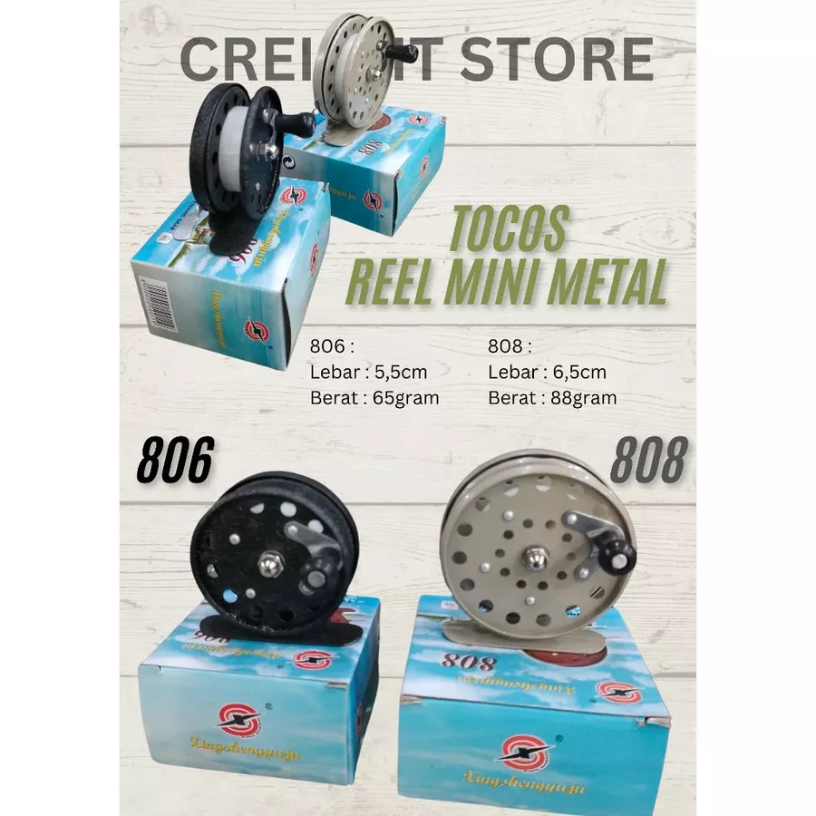 Tokos Reel Mini Full Metal Ringan Desain Keren