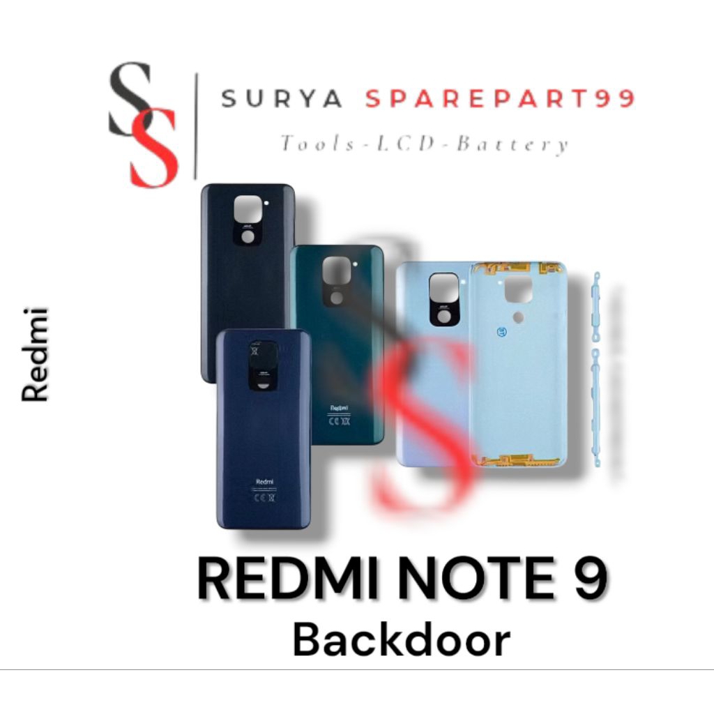 BACKDOOR BACKOVER REDMI NOTE 9 ORIGINAL