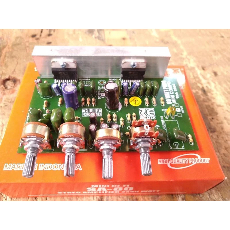 Kit Power Amplifier Tda2004 Tda2005 Tipe 348