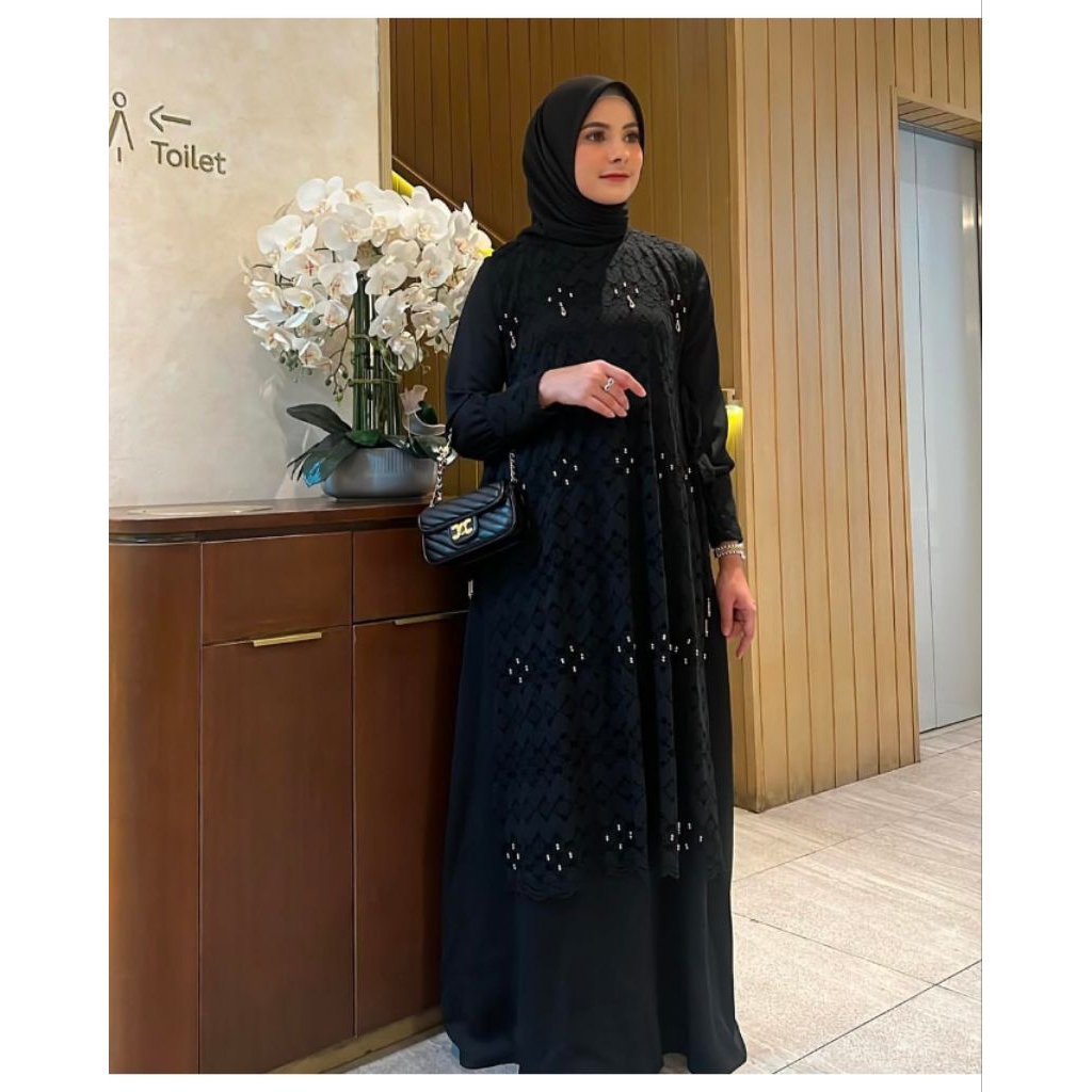 ZASKIA VEST DRESS ORIGINAL by JAVINA OFFICIAL / ONE SET DRESS ORI JAVINA  /  GAMIS JAVINA / ZAKIAS V