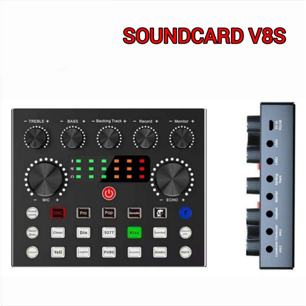 SOUNDCARD V8S MIXER BLUETOOTH