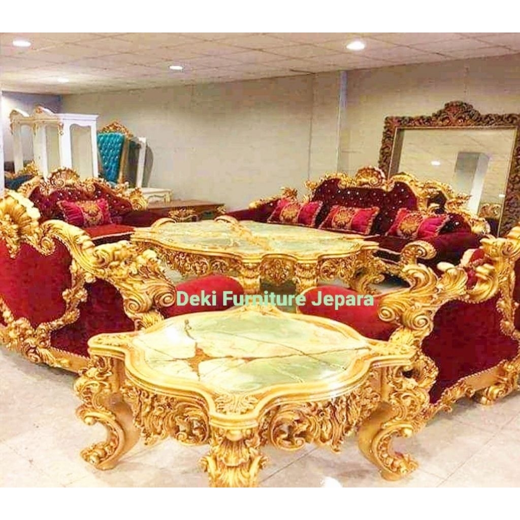 SOFA JACKSON / SOFA JEPARA / SOFA MEWAH / SOFA RUANG TAMU /KURSI SOFA RUANG TAMU BESAR SULTAN MAHAL