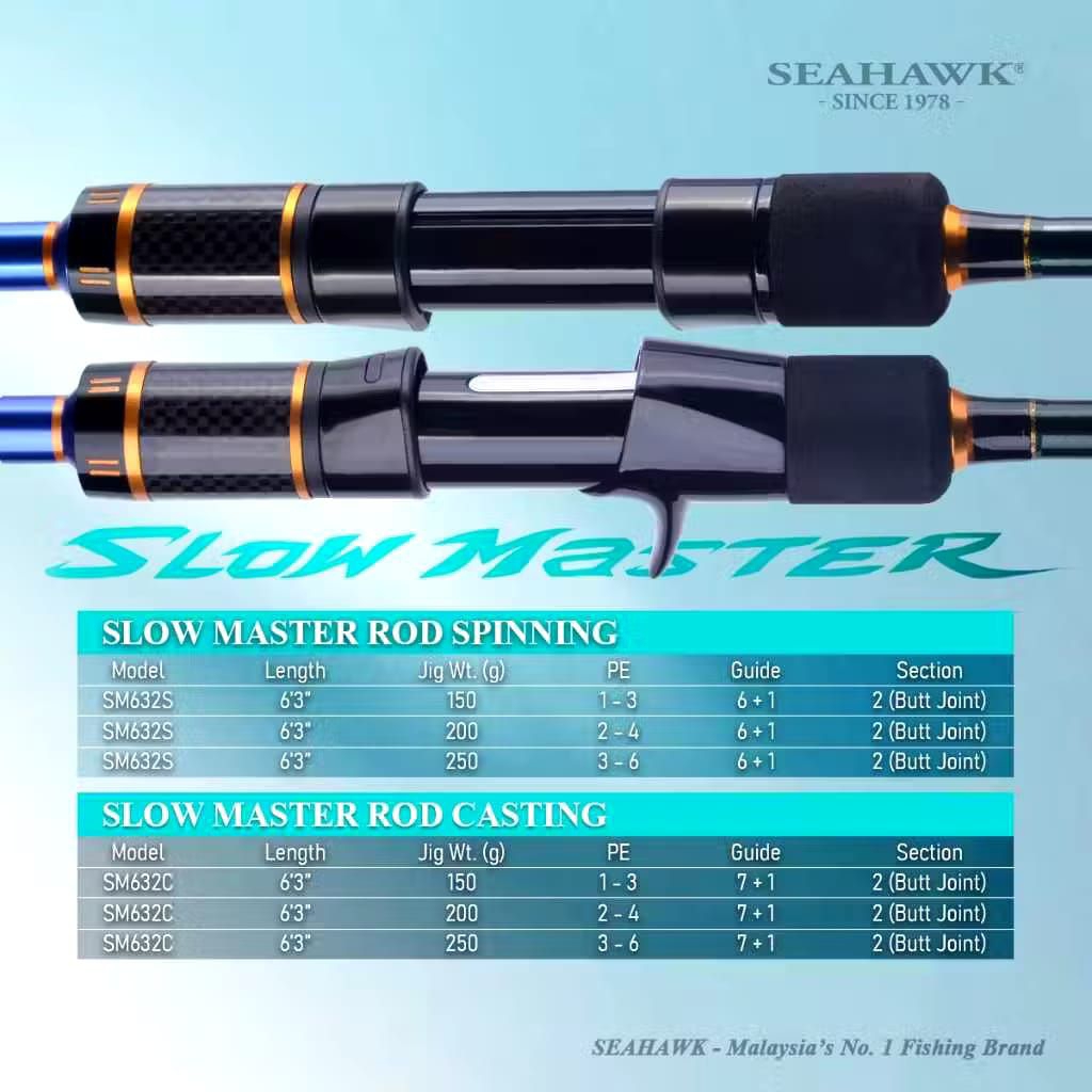Joran Jigging Seahawak Slow Master/spinning carbon solid 189cm sp