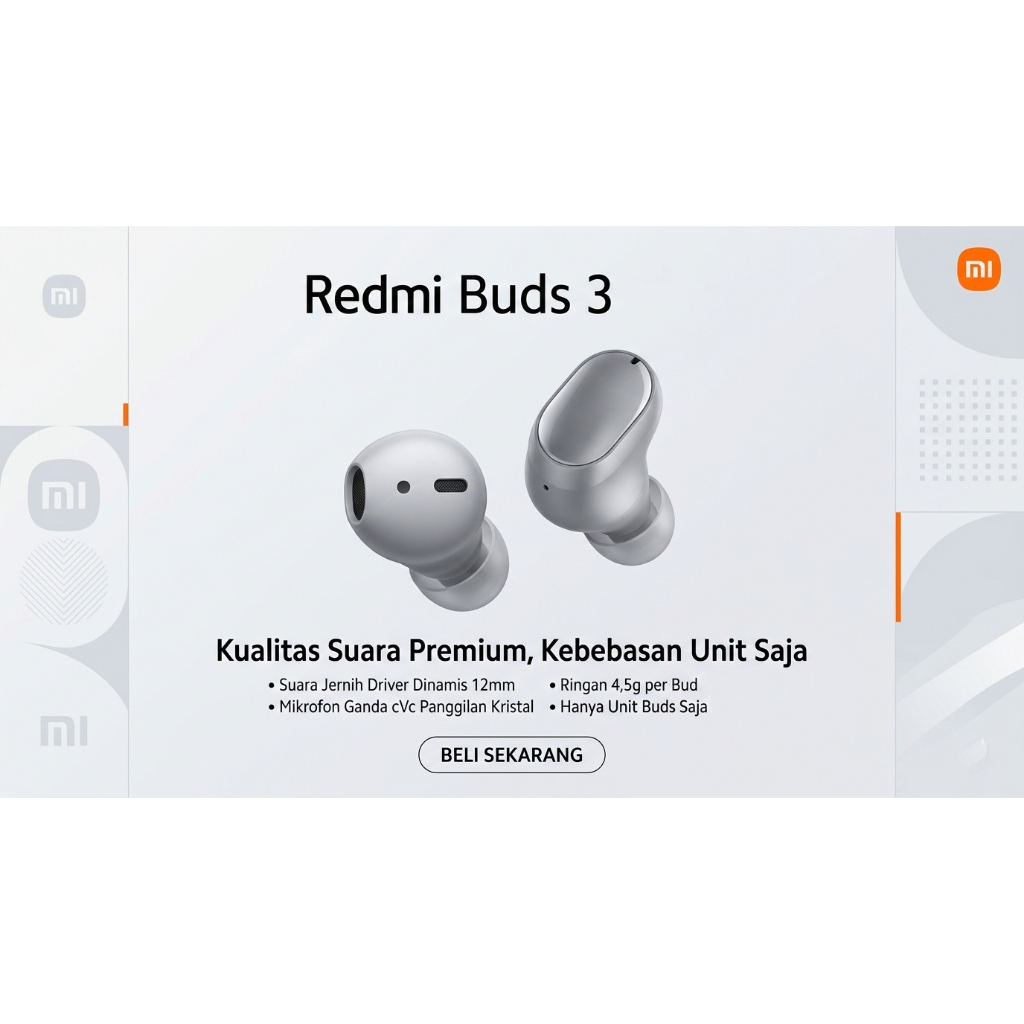 Xiaomi Redmi Buds 3 Pro Bekas Ada Box New