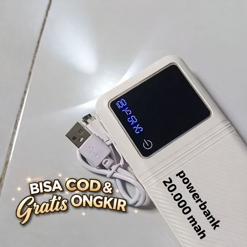 PB POWERBANK 20000 MAH POWER BANK SAMSUNG 20000 MAH AWET KUALITAS BAGUS MURAH