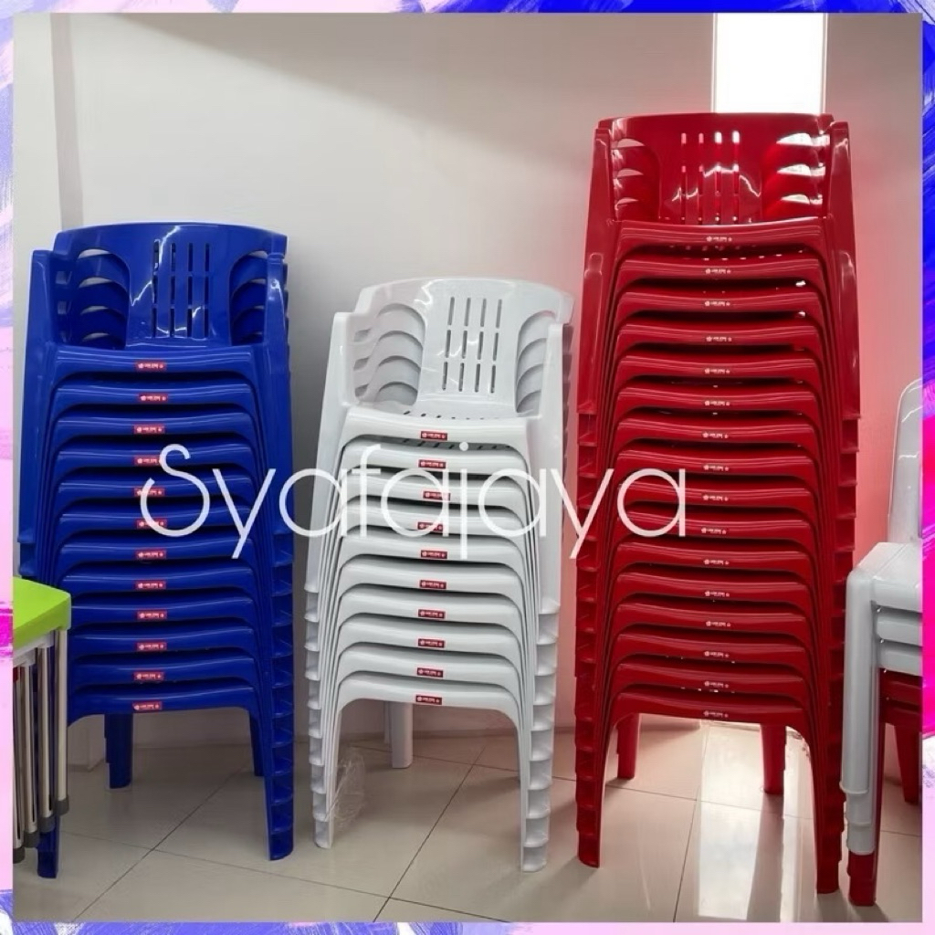 LION STAR  - 6 IMPALA CHAIR KURSI PLASTIK KURSI  SANTAI/ KURSI MAKAN PLASTIK