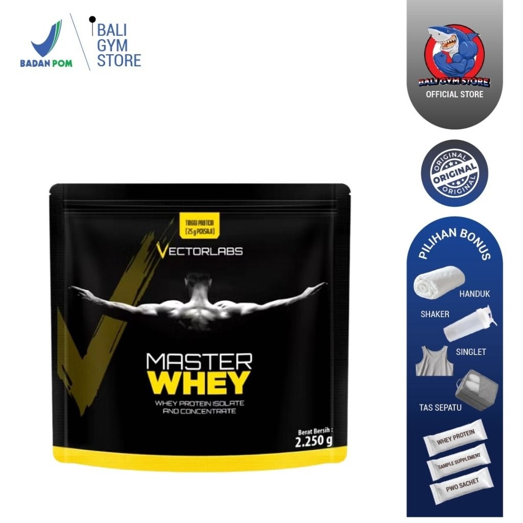 VECTORLABS Master Whey 5 Lbs / 2.2 Kg - Whey Protein Concentrade
