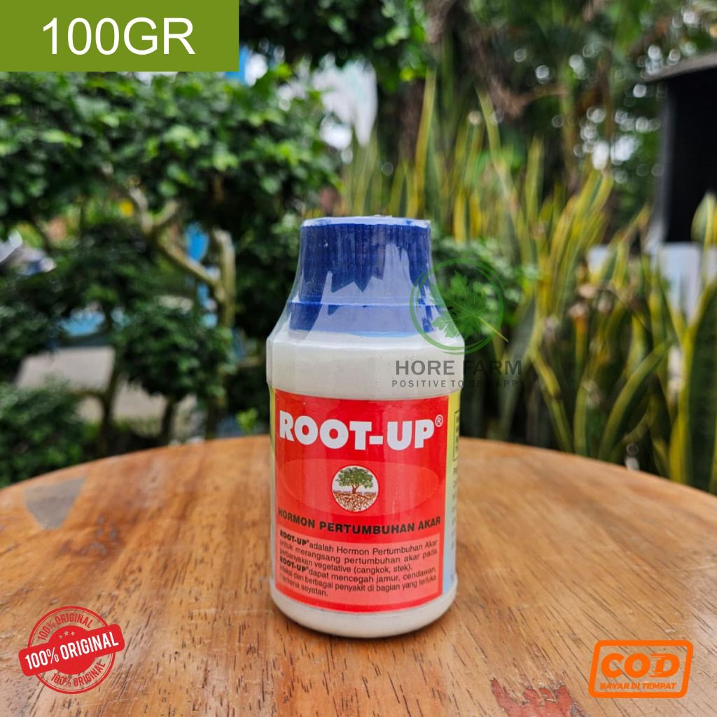ROOT-UP 100Gram Perangsang dan Hormon Pertumbuhan Akar Cangkok Stek Batang