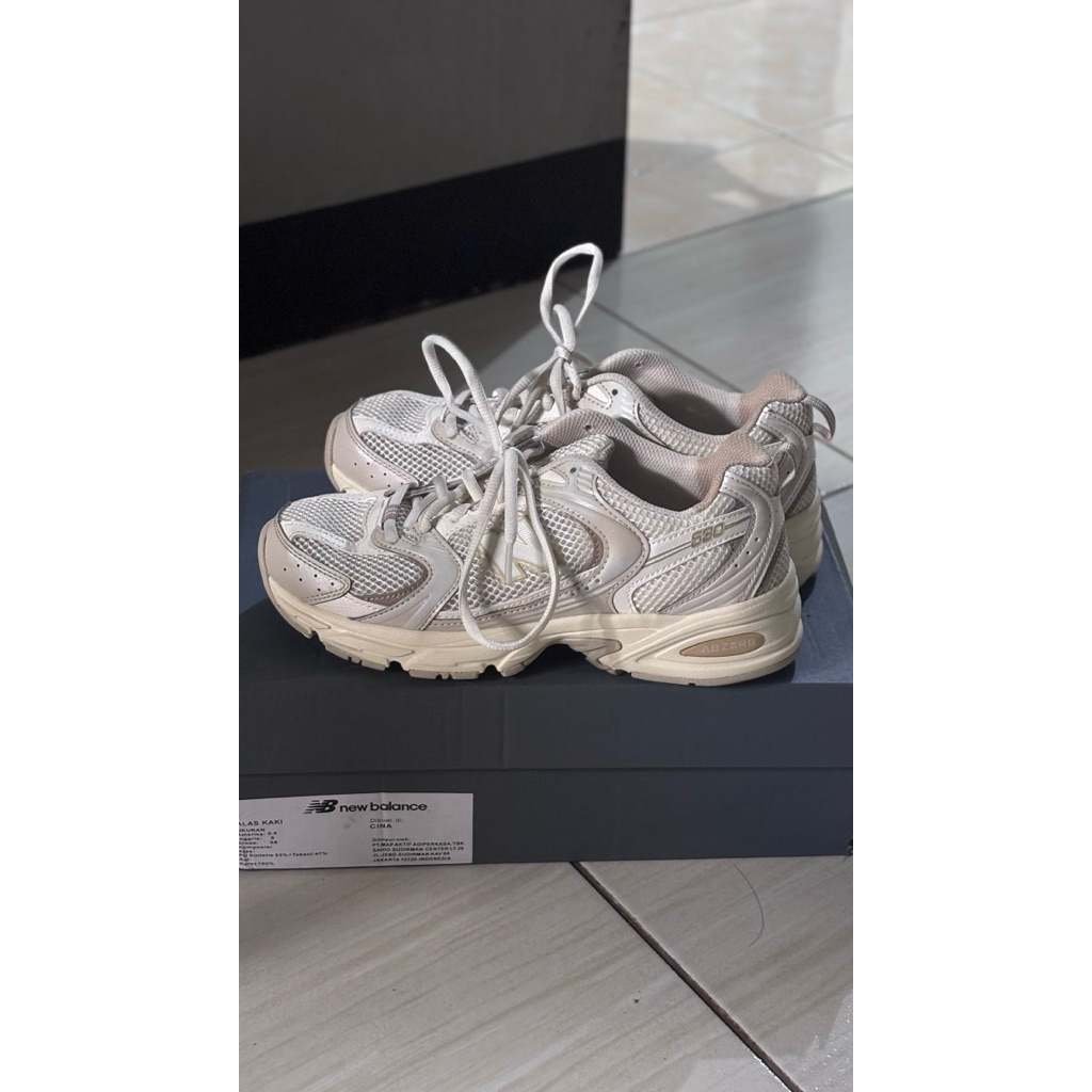 Sepatu NB 530 angora beige