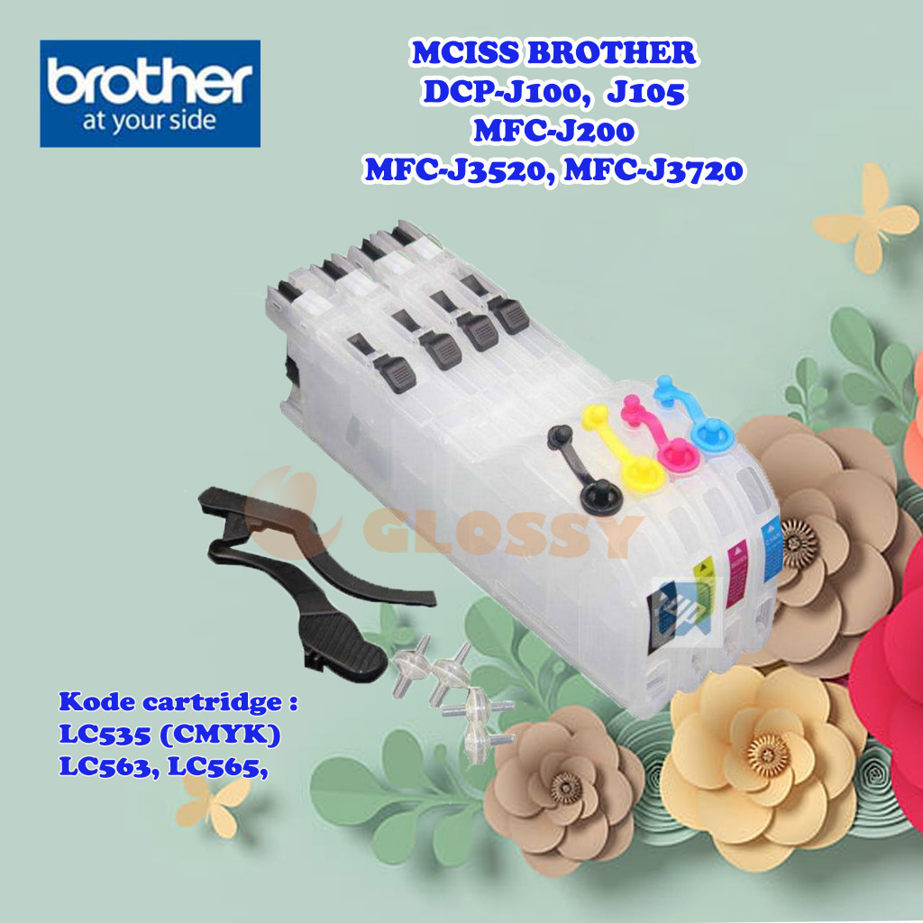 Cartridge MCISS BROTHER DCP-J100 MFC-J200 J3520 J3720